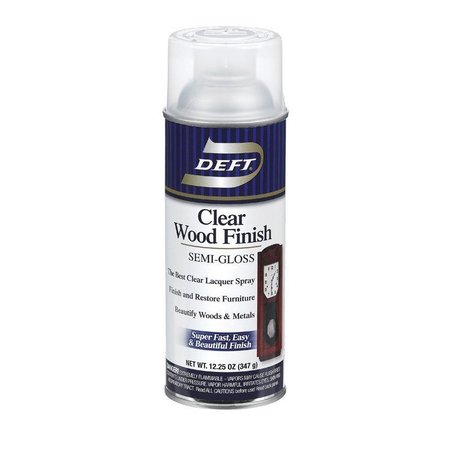 Deft Semi-Gloss Clear Oil-Based Brushing Lacquer 12.25 oz DFT011S/54